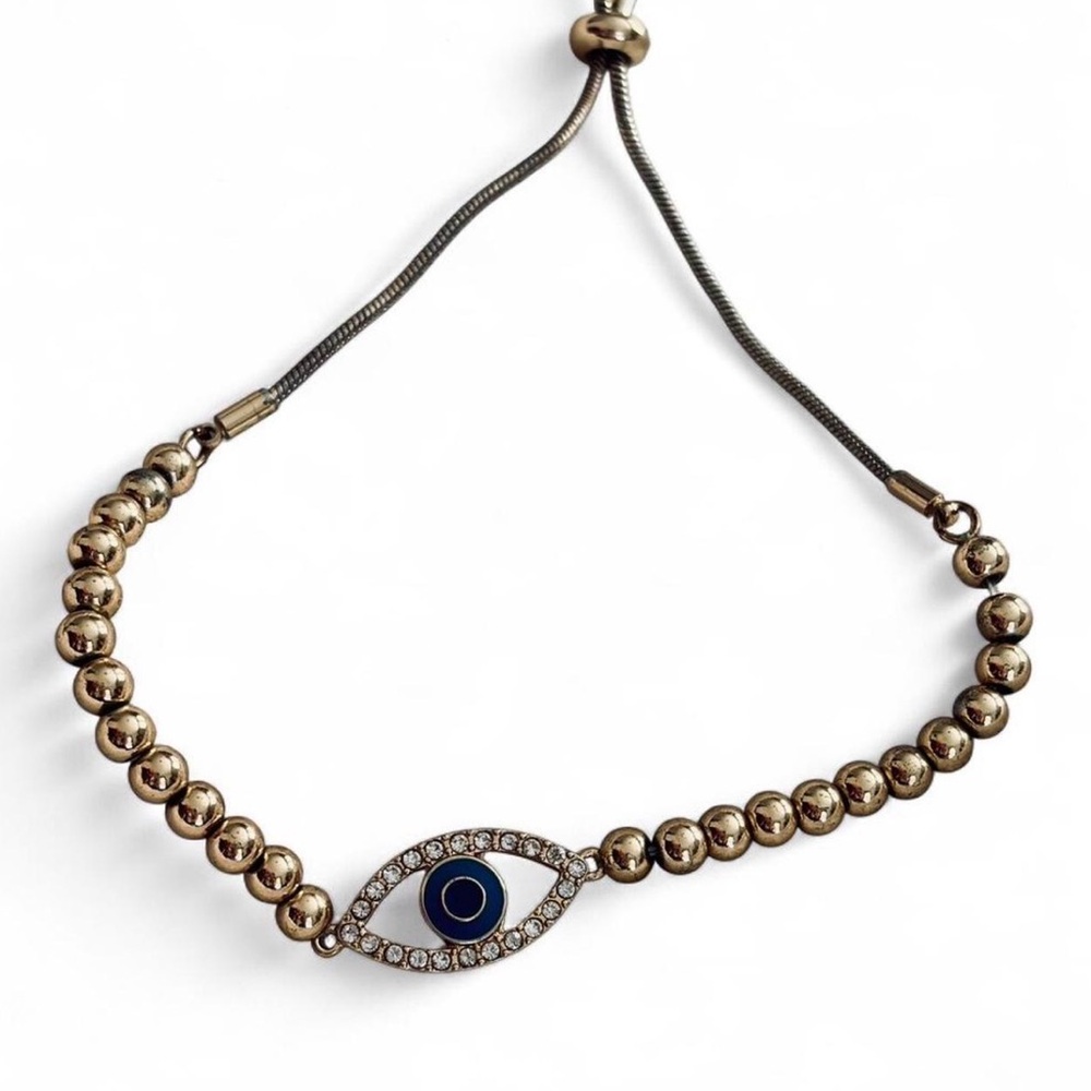 Gold Evil Eye Bracelet